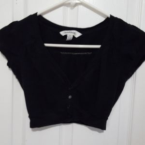 (3 FOR $20)Garage cropped short sleeve cover up